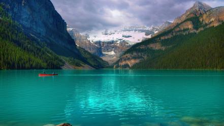 Canada lakes national park emerald lake louise wallpaper