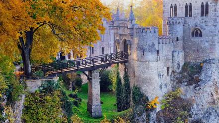 Castles trees germany lichtenstein castle bing wallpaper