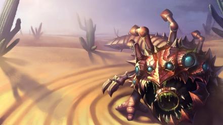 Desert league of legends kog maw wallpaper