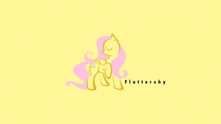 Fluttershy ponies simple pony: friendship is magic wallpaper
