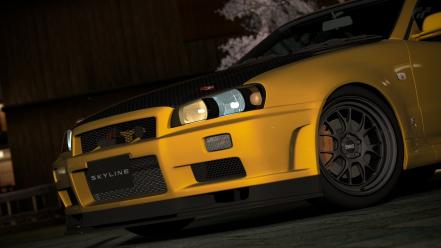 Nissan skyline gran turismo 5 playstation 3 wallpaper