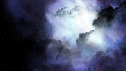 Outer space nebulae wallpaper
