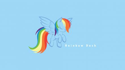 Rainbow dash simple pony: friendship is magic wallpaper