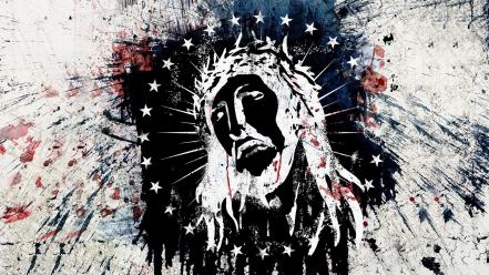 Symbol religion jesus christ digital art wallpaper
