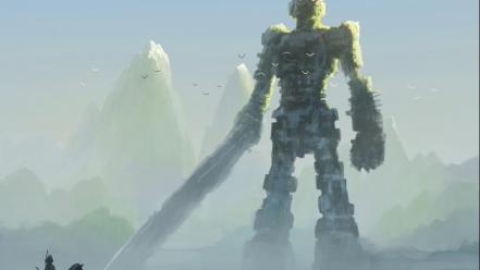 Video games shadow of the colossus wallpaper