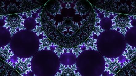 Abstract fractals digital art wallpaper