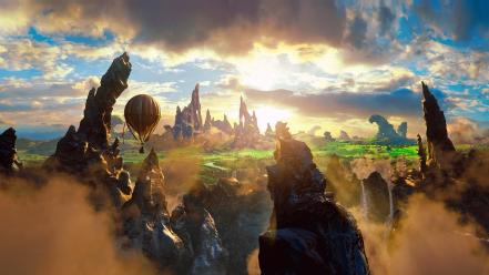 Air balloons oz: the great and powerful wallpaper