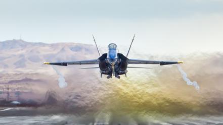 Aircraft military blue angels f-18 hornet wallpaper