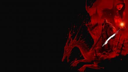 Black red dragons knights fantasy art dragon artwork wallpaper