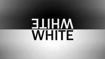 Black white typography simple background wallpaper