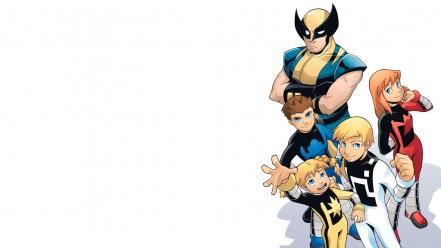 Comics x-men wolverine power pack wallpaper