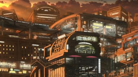 Futuristic future science fiction artwork cities wallpaper