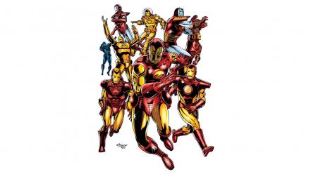 Iron man comics armored suit wallpaper
