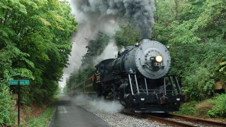 Trains locomotives steam wallpaper