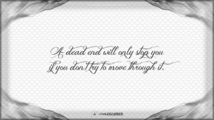 Video games dead quotes grayscale wisdom motivational antichamber wallpaper