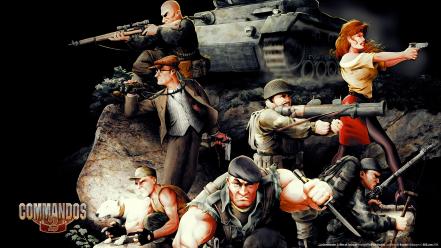 Video games retro team commandos game wallpaper