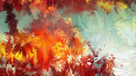 Abstract paintings multicolor artwork patrick gunderson wallpaper