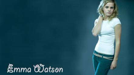Emma Watson In Blue Jeans wallpaper