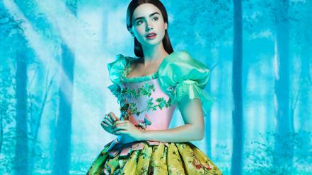 Lily Collins As Snow White wallpaper