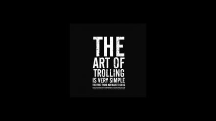 Text humor funny typography trolling artwork black background wallpaper
