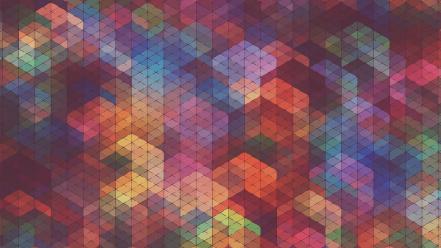 Abstract multicolor patterns simon c. page wallpaper