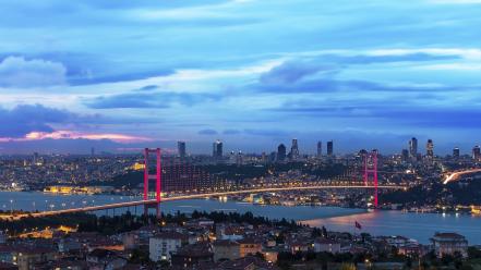 Bosphorus bridge istanbul turkey cities wallpaper