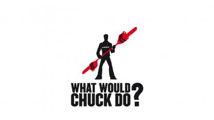 Chuck greene dead rising chainsaw silhouettes simple wallpaper