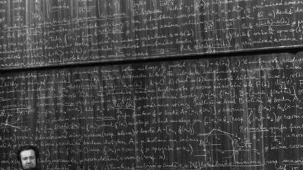 Czech blackboards mathematics teachers monochrome wallpaper