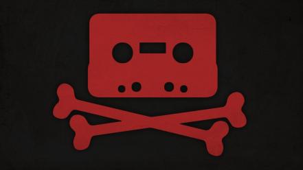 Digital art jolly roger logos flag and wallpaper