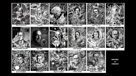🥇 Edgar allan poe fantastic hp lovecraft vignette artwork wallpaper ...