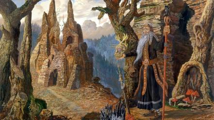 Fantasy art artwork mythology vsevolod ivanov wallpaper