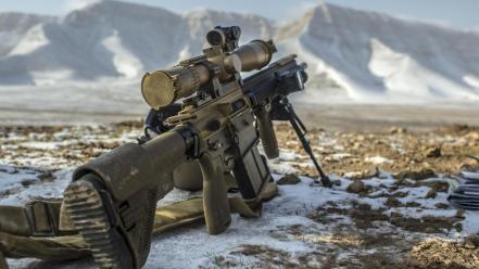 Hk417 heckler and koch deserts guns sniper rifles wallpaper