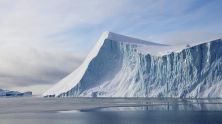 Ice landscapes glacier wallpaper