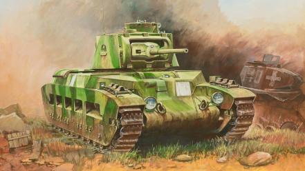 Military tanks artwork british wallpaper