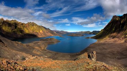 Mountains landscapes nature iceland lakes wallpaper