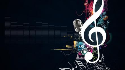 Music abstract background wallpaper