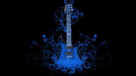 Music artistic instruments guitars wallpaper