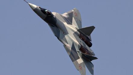 Pak fa sukhoi t-50 aircraft wallpaper