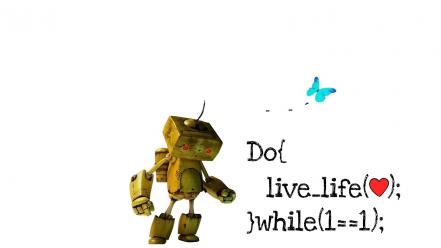 Robots programmer wallpaper