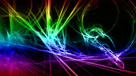 Abstract rainbow colors wallpaper