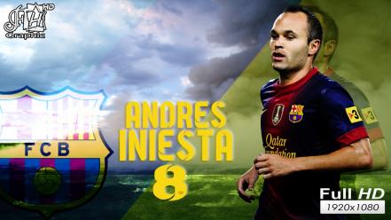 Andres iniesta andrés fc barcelona blaugrana wallpaper