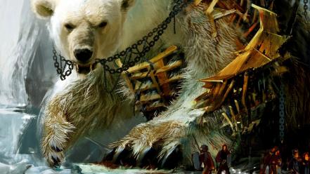 Guild wars 2 artwork bears giant wallpaper