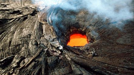 Lava nature scenic volcanoes wallpaper