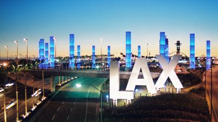 Lax airport sign wallpaper