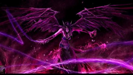 League of legends devil demon morgana evil wallpaper