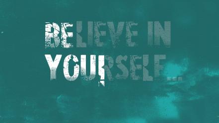 Motivational quotes teal typography wallpaper
