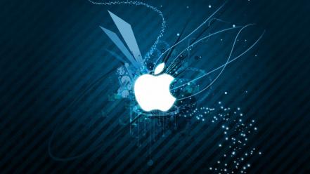 Blue apple inc. macintosh wallpaper