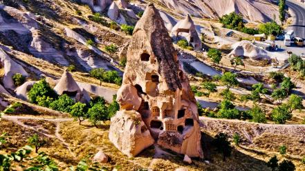 Cappadocia turkey landscapes nature wallpaper