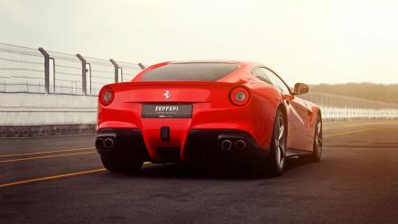 Cars ferrari back view f12 berlinetta wallpaper