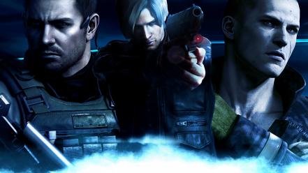 Chris redfield leon resident evil 6 jake wallpaper